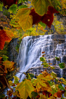 ITHACA FALLS IN AUTUMN