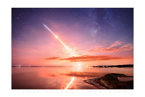 LADEE LAUNCH AND MILKYWAY