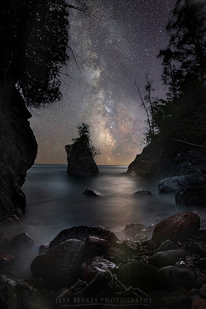 LAKE SUPERIOR AT NIGHT