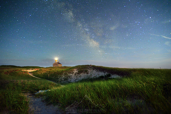 BLOCK ISLAND | NORTH LIGHT AND MILKY WAY