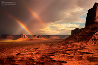 MONUMENT VALLEY DOUBLE RAINBOW