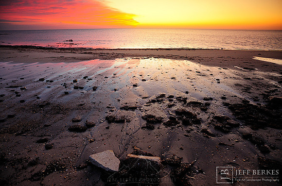 Superstorm Sandy - New Jersey Coastline Sunset