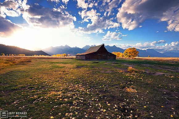 MORMON ROW AUTUMN LIGHT