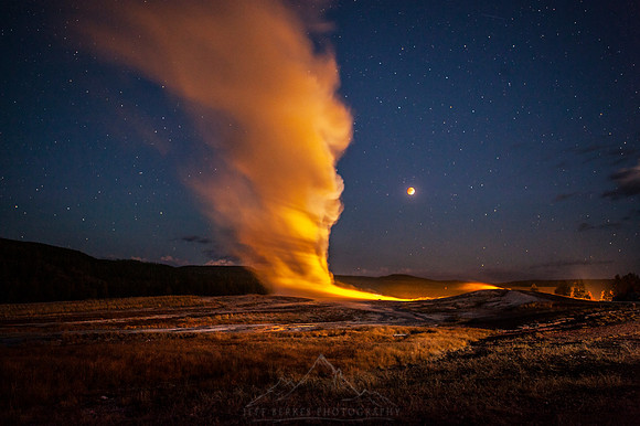 ERUPTING SUPER BLOOD MOON