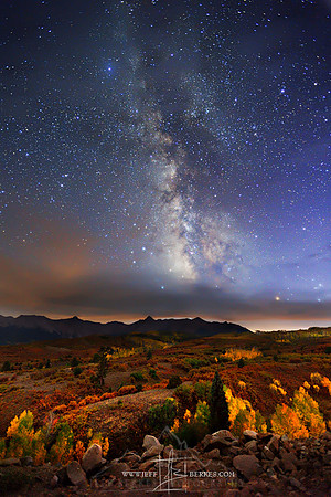 COLORADO COLORS AND THE MILKY WAY