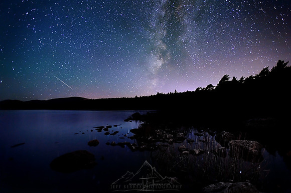 METEOR OVER EAGLE LAKE | MAINE
