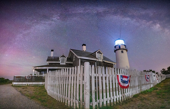 CAPE COD MILKYWAY AT HIGHLAND LIGHTHOUSE