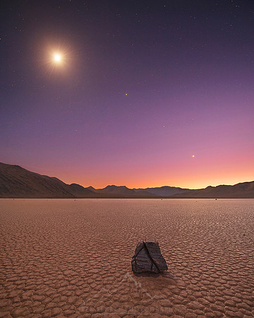 CRESCENT MOON AND PLANETARY ALIGNMENT | DEATH VALLEY 2021