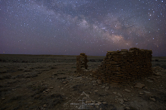 RUINS AT NIGHT