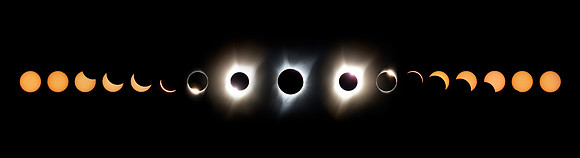TOTAL SOLAR ECLIPSE PANORAMA 2017