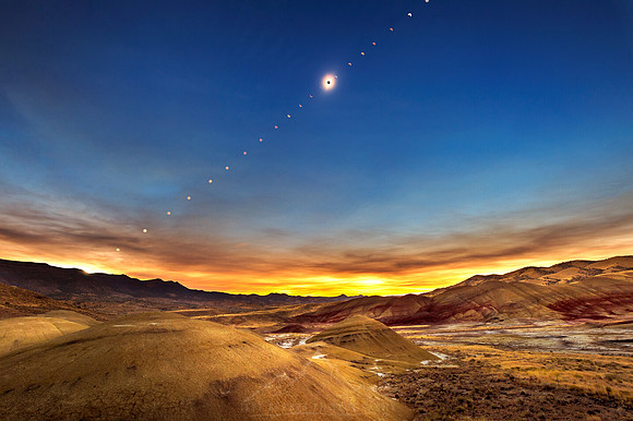 2017 TOTAL SOLAR ECLIPSE PROGRESSION