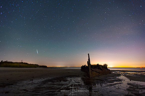 SHIPWRECK FIREBALL | ORIONID METEOR SHOWER  OCTOBER 2017