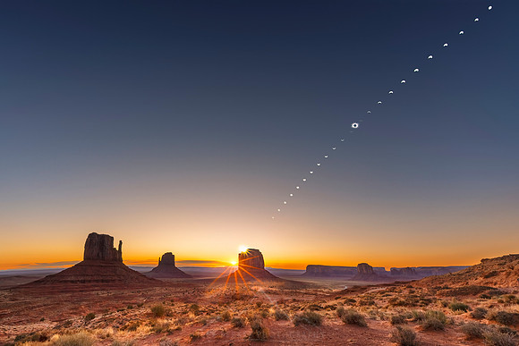 2023 ANNULAR ECLIPSE | MONUMENT VALLEY