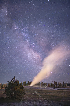 OLD FAITHFUL & MILKY WAY