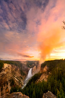 YELLOWSTONE FALLS SUNSET | AUGUST 2023