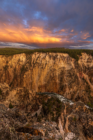 RAINBOW OVER THE YELLOWSTONE GRAND CANYON | AUGUST 2023