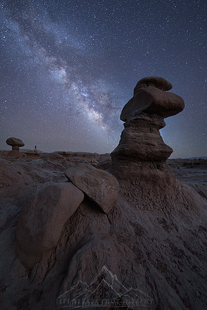 GOBLIN VALLEY HOODOO MILKYWAY