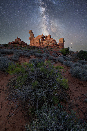 ARCHES AT NIGHT