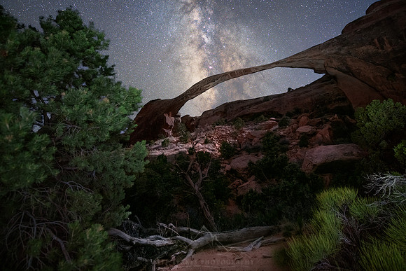 LANDSCAPE ARCHES MILKYWAY