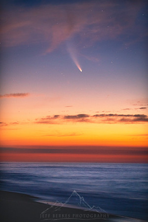 COMET NEOWISE AT DAWN - ASSATEAGUE ISLAND NATIONAL SEASHORE 2020