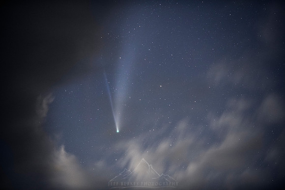 COMET NEOWISE = IN THE CLOUDS