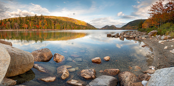 ACADIA NATIONAL PARK IN AUTUMN | PANORAMIC