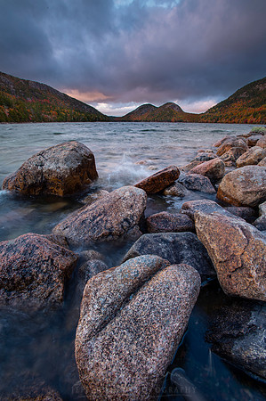 ACADIA NATIONAL PARK | STORMY SUNSET