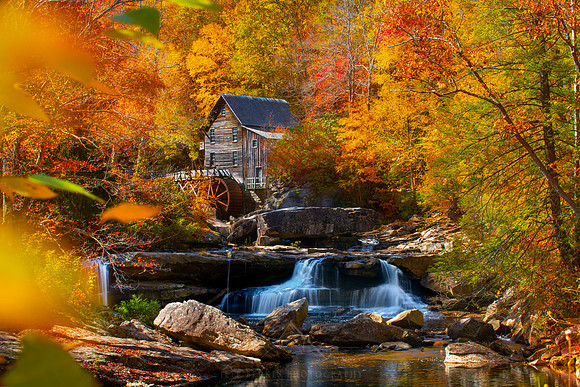 GLADE CREEK GRIST MILL IN AUTUMN | WEST VIRGINIA