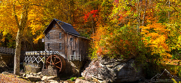 GLADE CREEK GRIST MILL PANORAMA