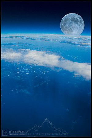 MOON AND EARTH