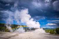 CASTLE GEYSER RAINWBOW