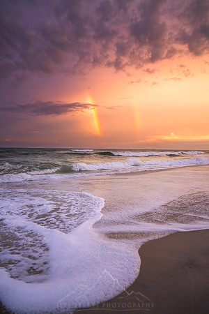 SUNSET RAINBOW | ASSATEAGUE ISLAND, MARYLAND