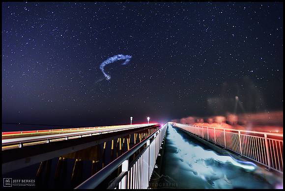 LADEE LAUNCH TRAIL